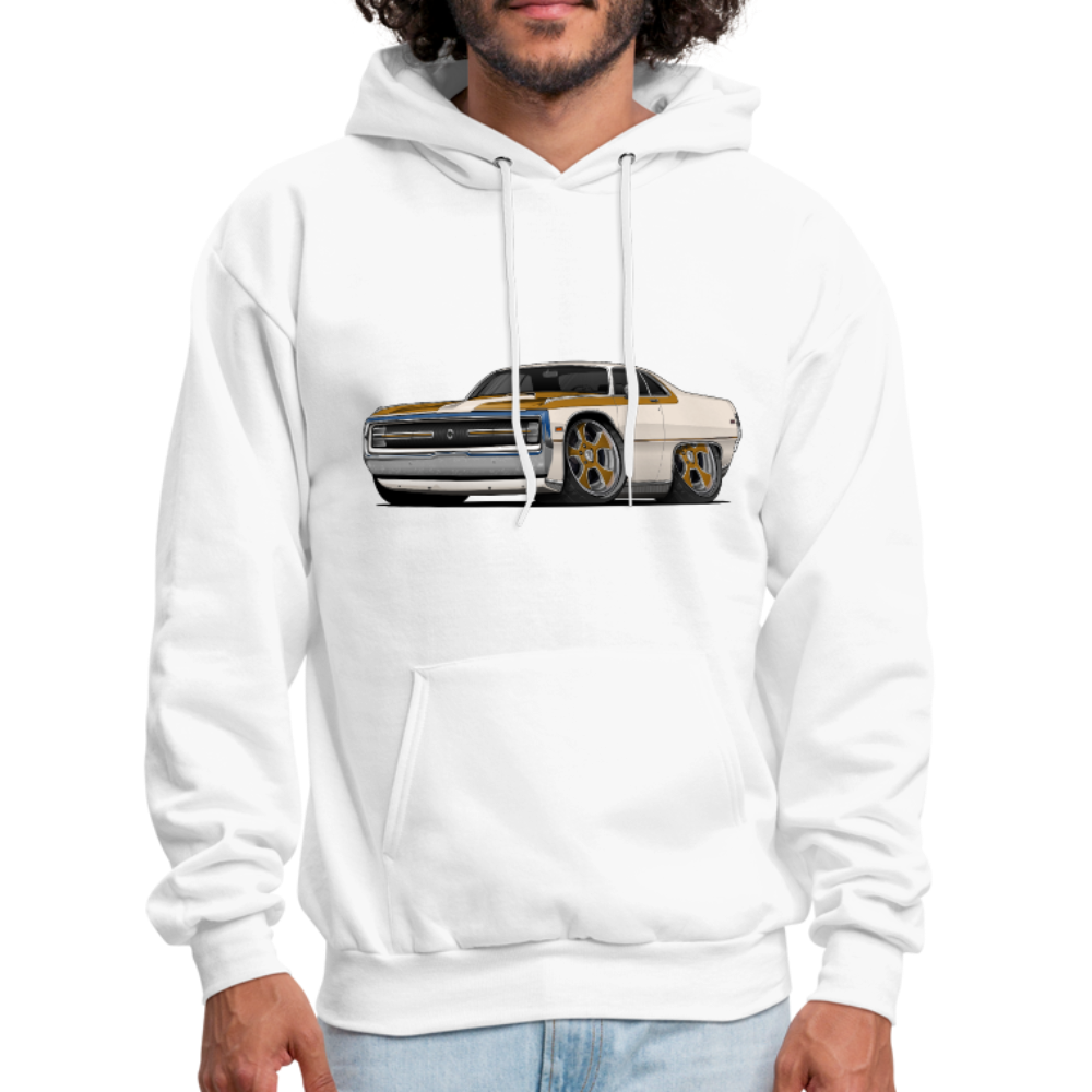 Sweat à Capuche Homme Art Voiture Chrysler 300 Hurst 1970 Design Iconique Vintage