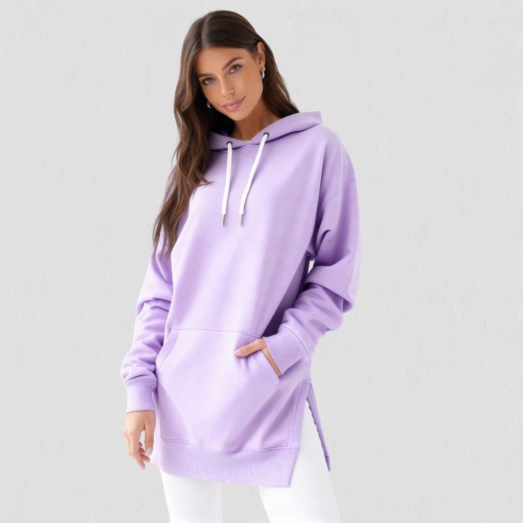 Robe Sweat à Capuche Oversize theWarmy - Confort Ultime, Style Décontracté Femme