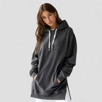 Robe Sweat à Capuche Oversize theWarmy - Confort Ultime, Style Décontracté Femme