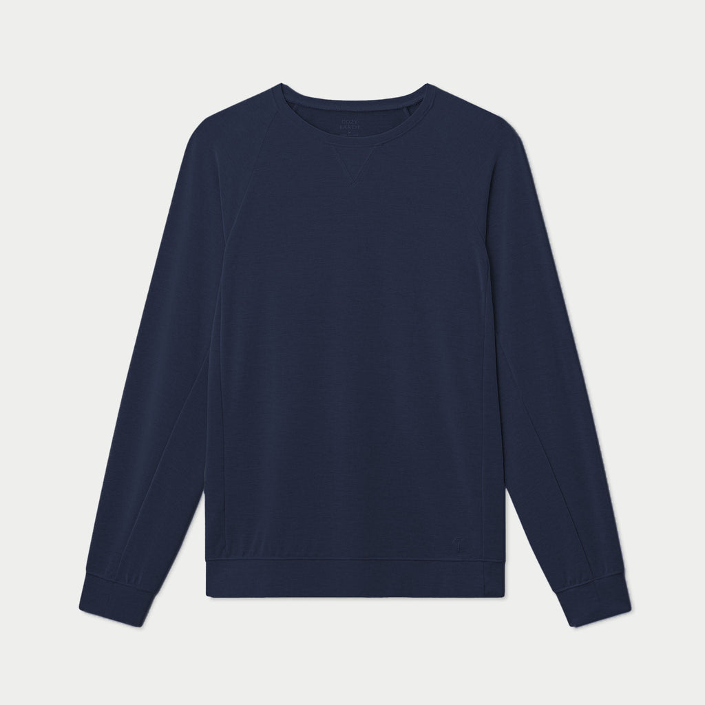 Pull-over Raglan Moderne Modal Homme Confort Ultime Respirant Doux