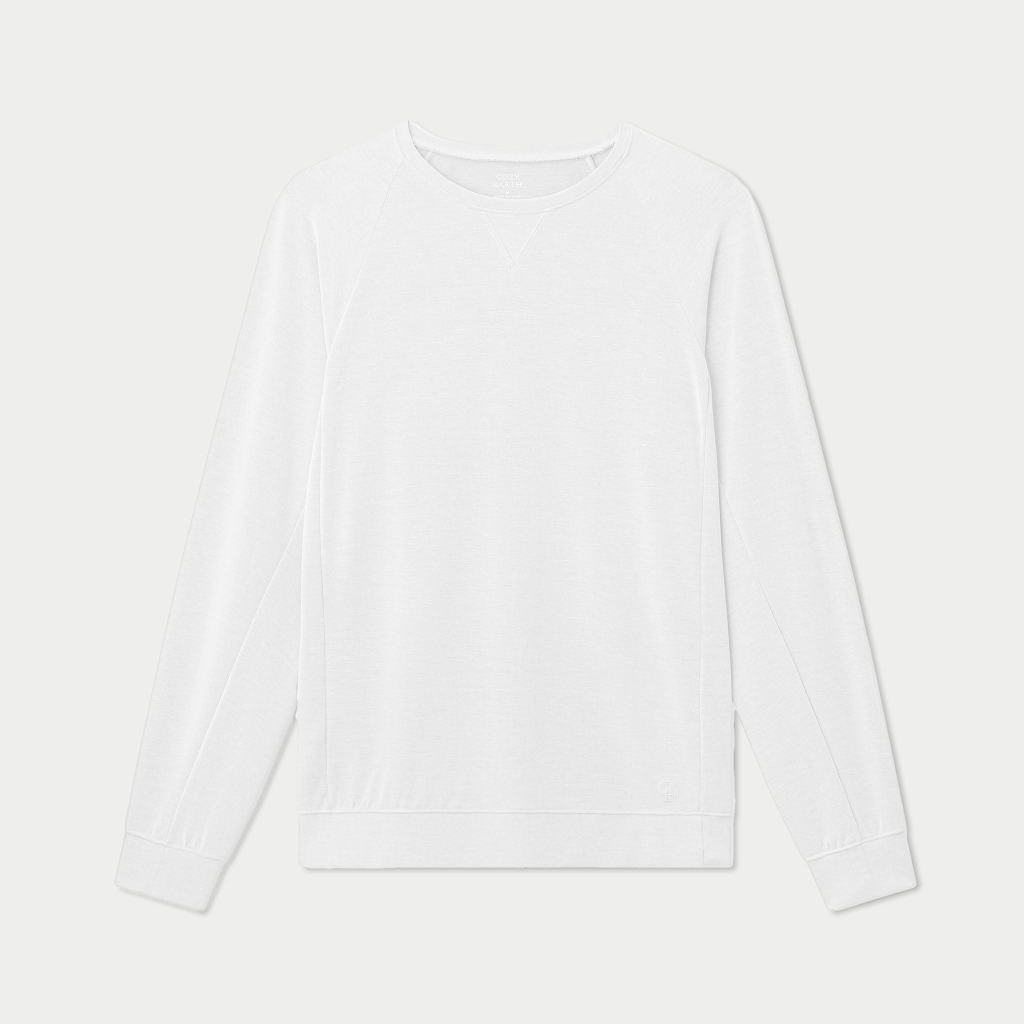 Pull-over Raglan Moderne Modal Homme Confort Ultime Respirant Doux