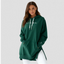 Robe Sweat à Capuche Oversize - Confort Ultime, Style Décontracté Femme Vert