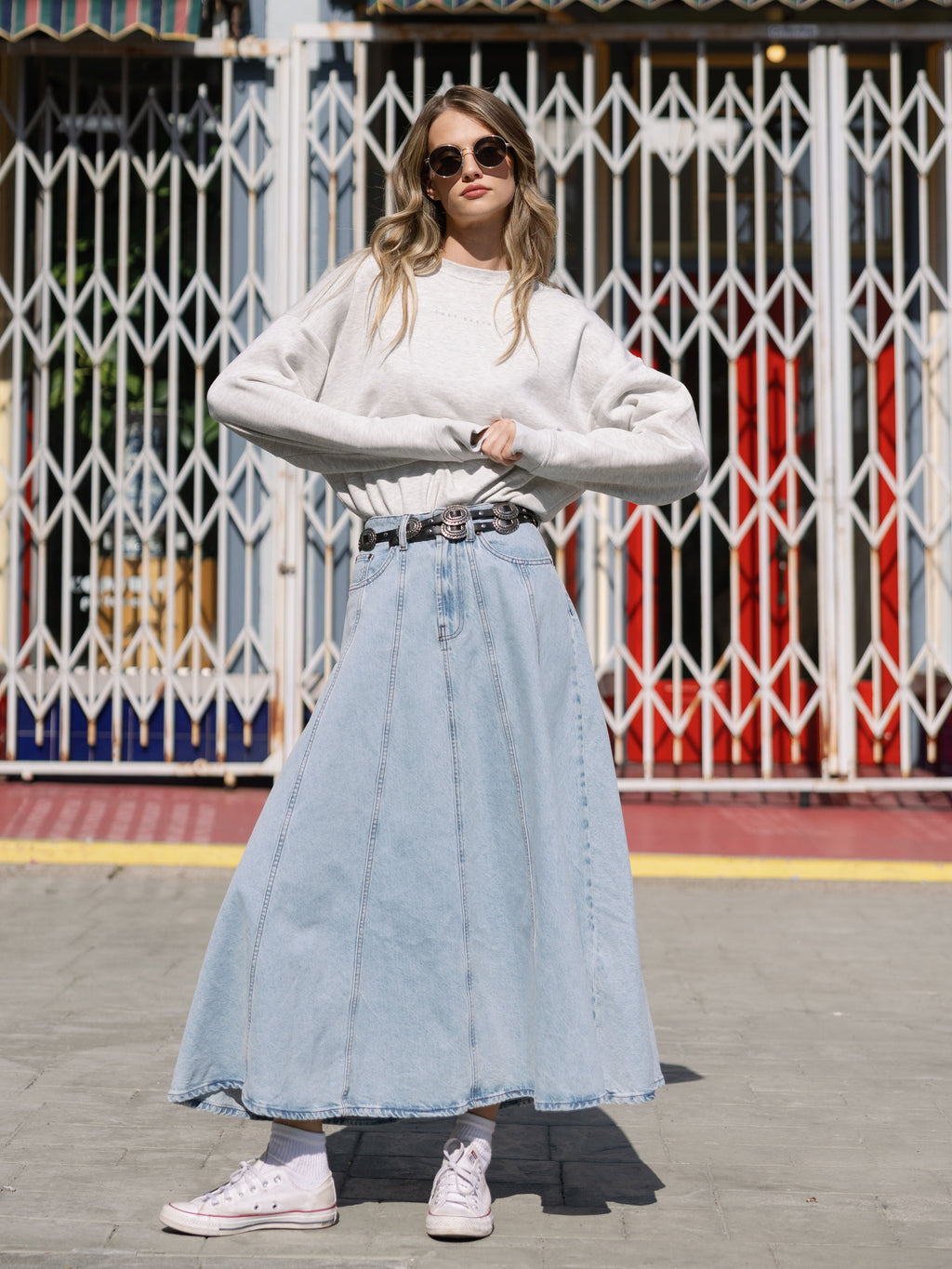 Sweat-shirt Col Rond Cityscape Femme Cozy Earth Polaire Écologique Ultra-Doux