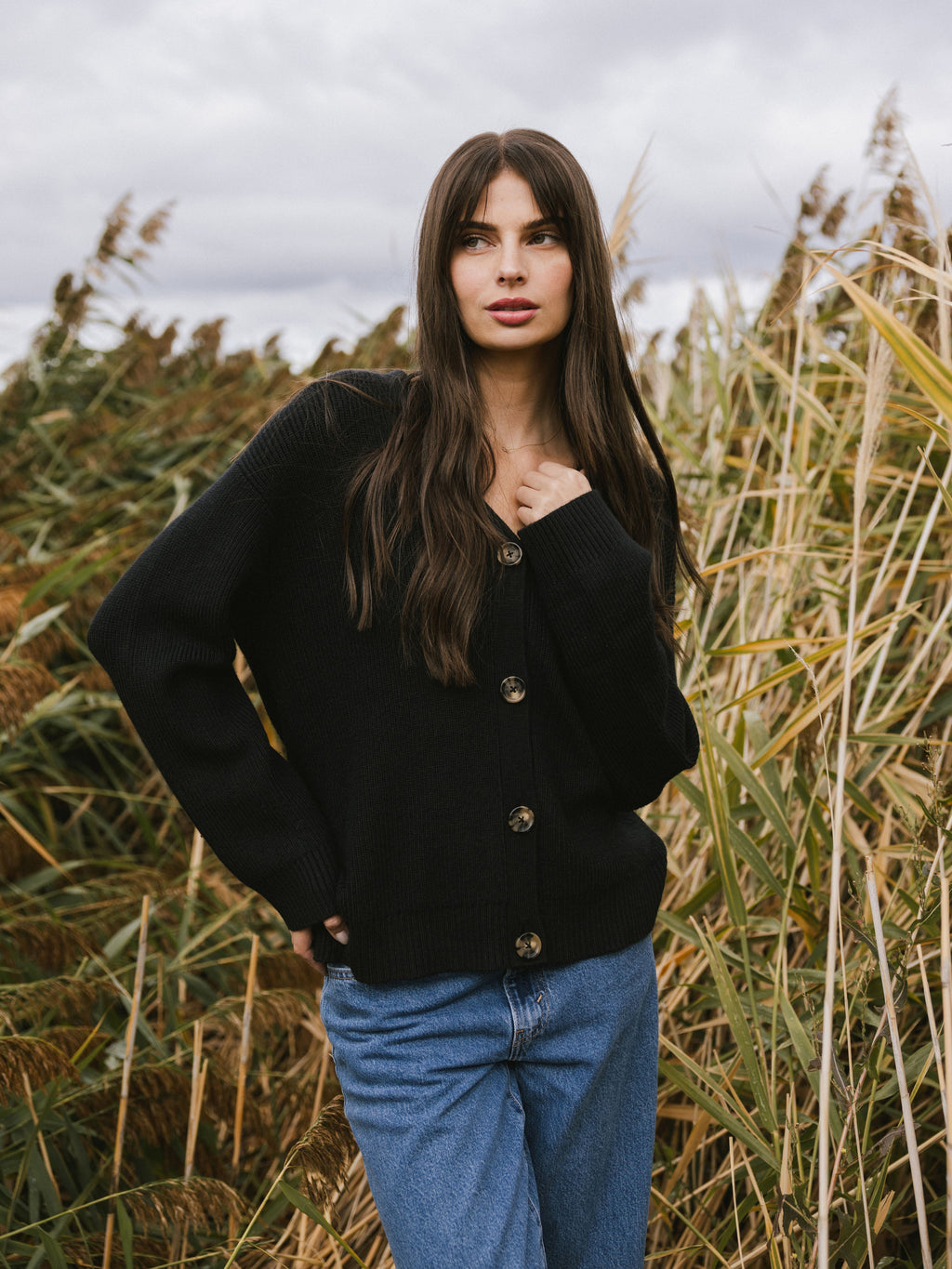 Cardigan Classique Oversize Femme Confortable & Élégant en Bambou Doux Cozy Earth