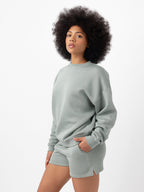 Sweat-shirt Col Rond Cityscape Femme Cozy Earth Polaire Écologique Ultra-Doux