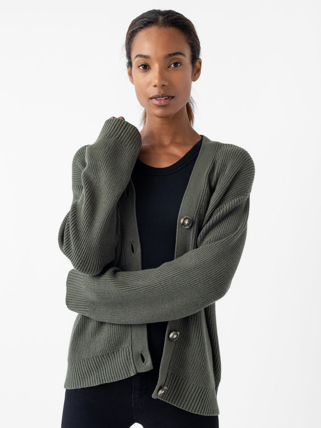 Cardigan Classique Oversize Femme Confortable & Élégant en Bambou Doux Cozy Earth
