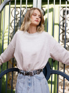 Sweat-shirt Col Rond Cityscape Femme Cozy Earth Polaire Écologique Ultra-Doux