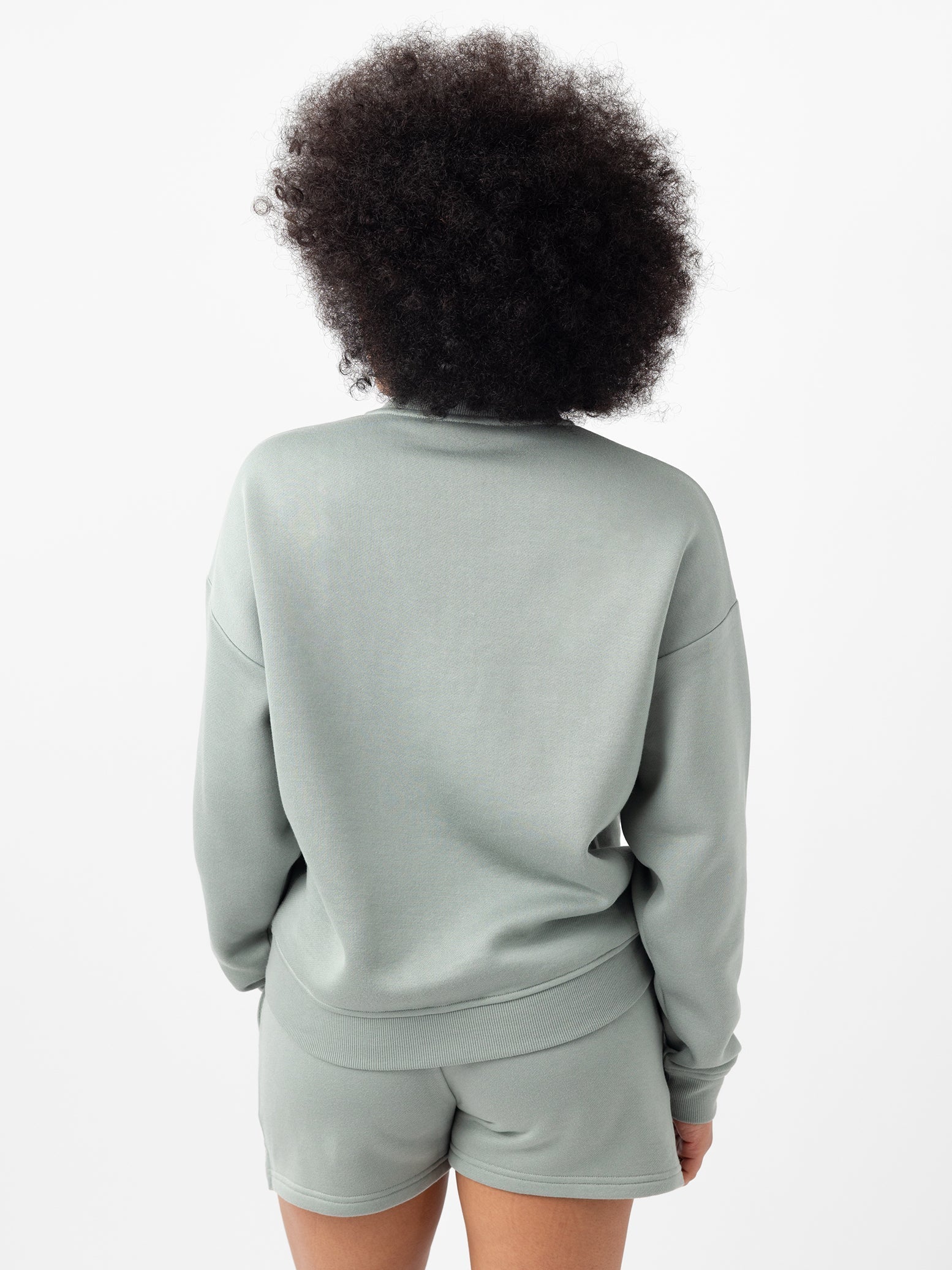 Sweat-shirt Col Rond Cityscape Femme Cozy Earth Polaire Écologique Ultra-Doux