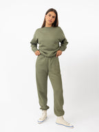 Sweat-shirt Col Rond Cityscape Femme Cozy Earth Polaire Écologique Ultra-Doux