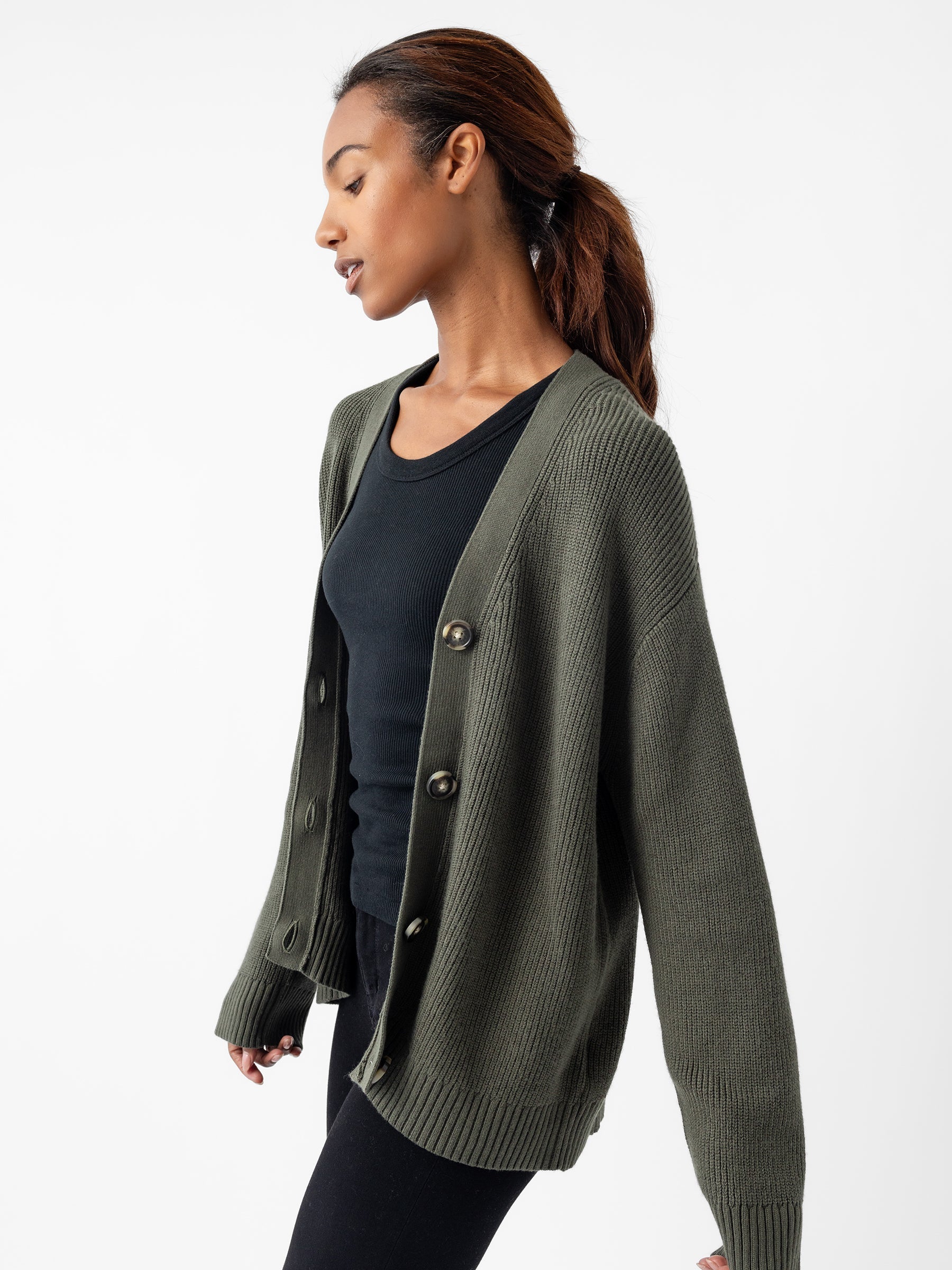 Cardigan Classique Oversize Femme Confortable & Élégant en Bambou Doux Cozy Earth