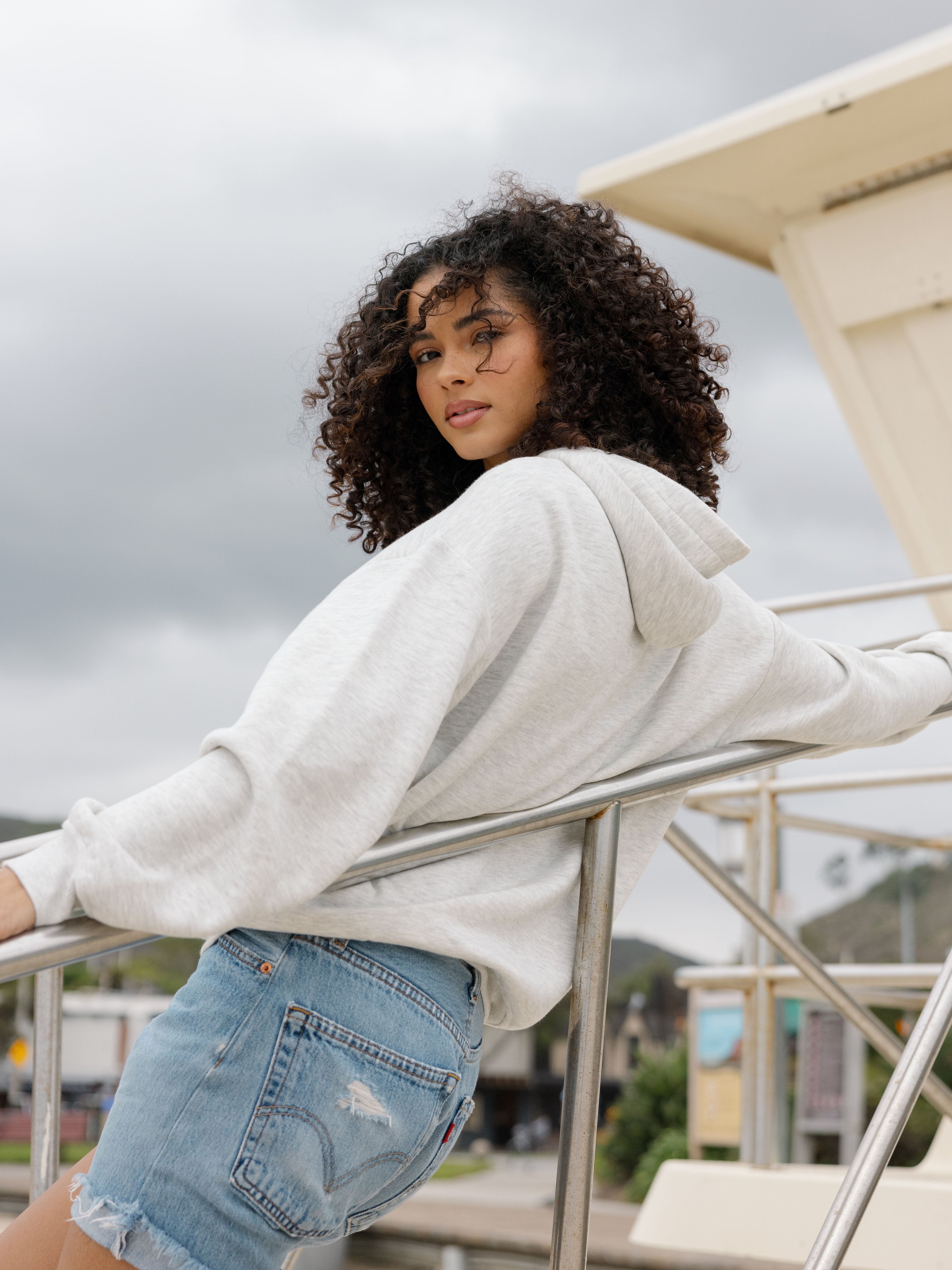 Sweat à Capuche Femme CityScape Ultra Doux Polaire Confortable Élégant Polyvalent