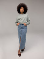 Sweat-shirt Col Rond Cityscape Femme Cozy Earth Polaire Écologique Ultra-Doux