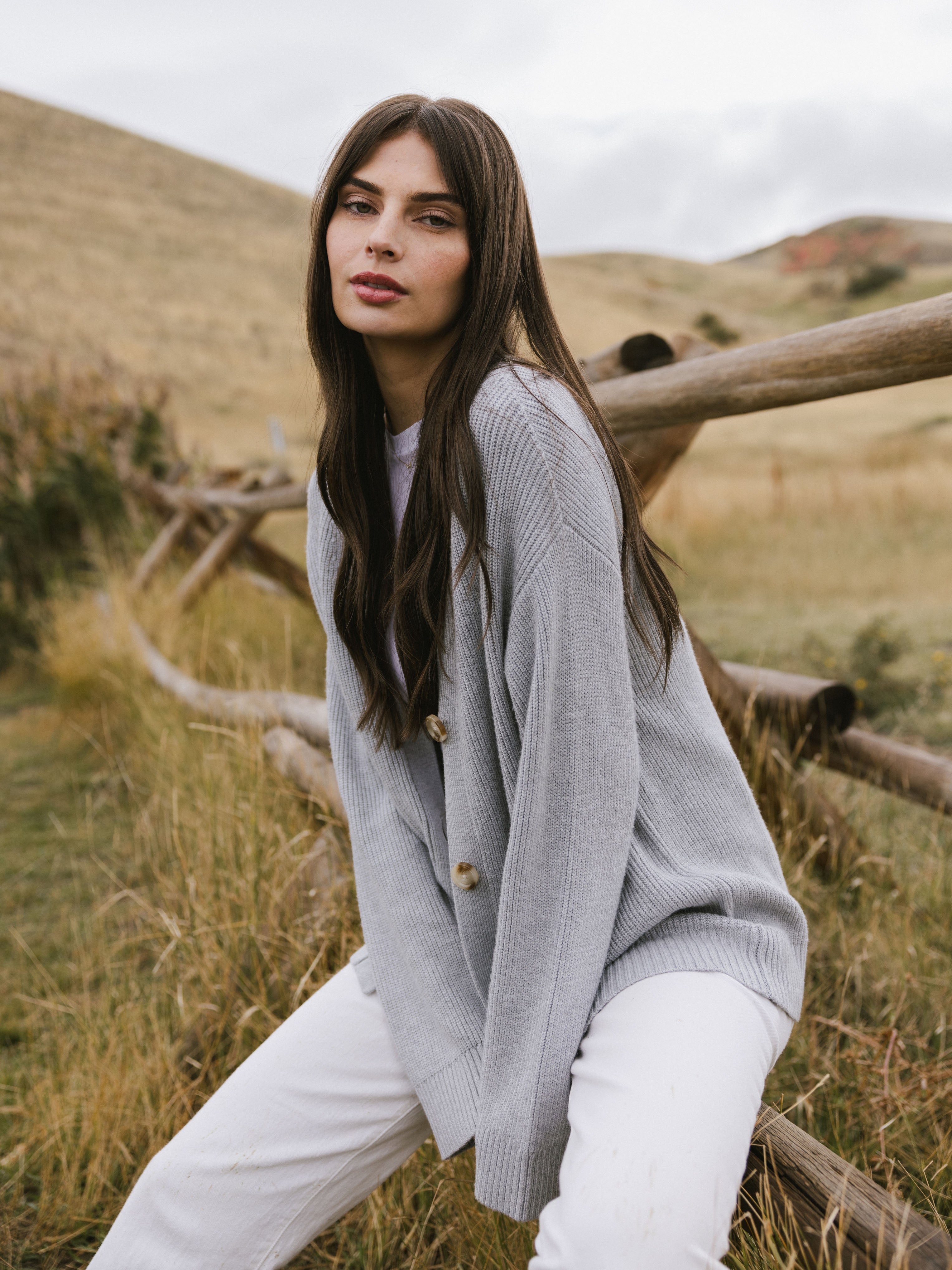 Cardigan Classique Oversize Femme Confortable & Élégant en Bambou Doux Cozy Earth