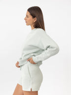 Sweat-shirt Col Rond Cityscape Femme Cozy Earth Polaire Écologique Ultra-Doux