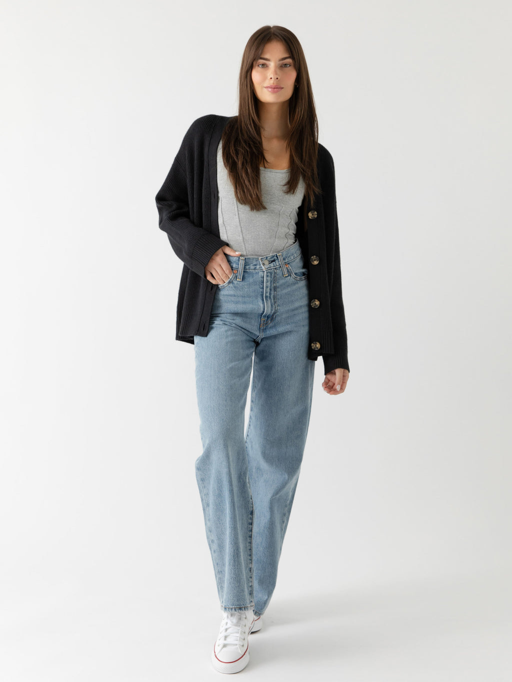 Cardigan Classique Oversize Femme Confortable & Élégant en Bambou Doux Cozy Earth