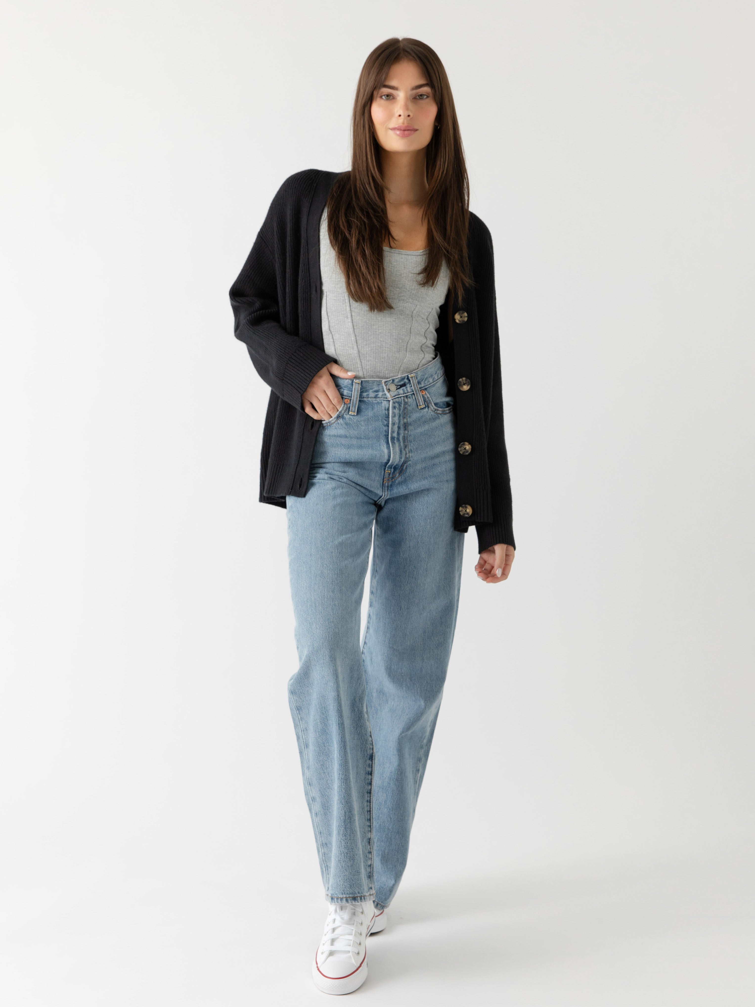 Cardigan Classique Oversize Femme Confortable & Élégant en Bambou Doux Cozy Earth