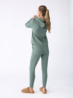 Sweat à Capuche Femme Bambou Brossé Ultra-Doux Cozy Earth, Confort Suprême