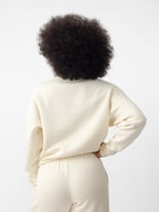 Sweat-shirt Col Rond Cityscape Femme Cozy Earth Polaire Écologique Ultra-Doux