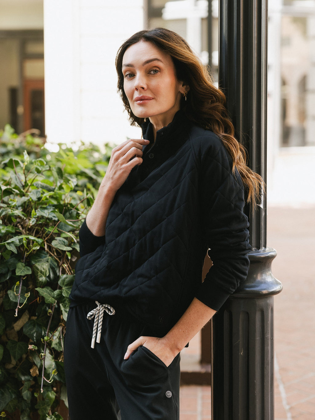 Pull Matelassé Femme en Bambou Brossé Ultra-Doux avec Boutons-Pression Élégants