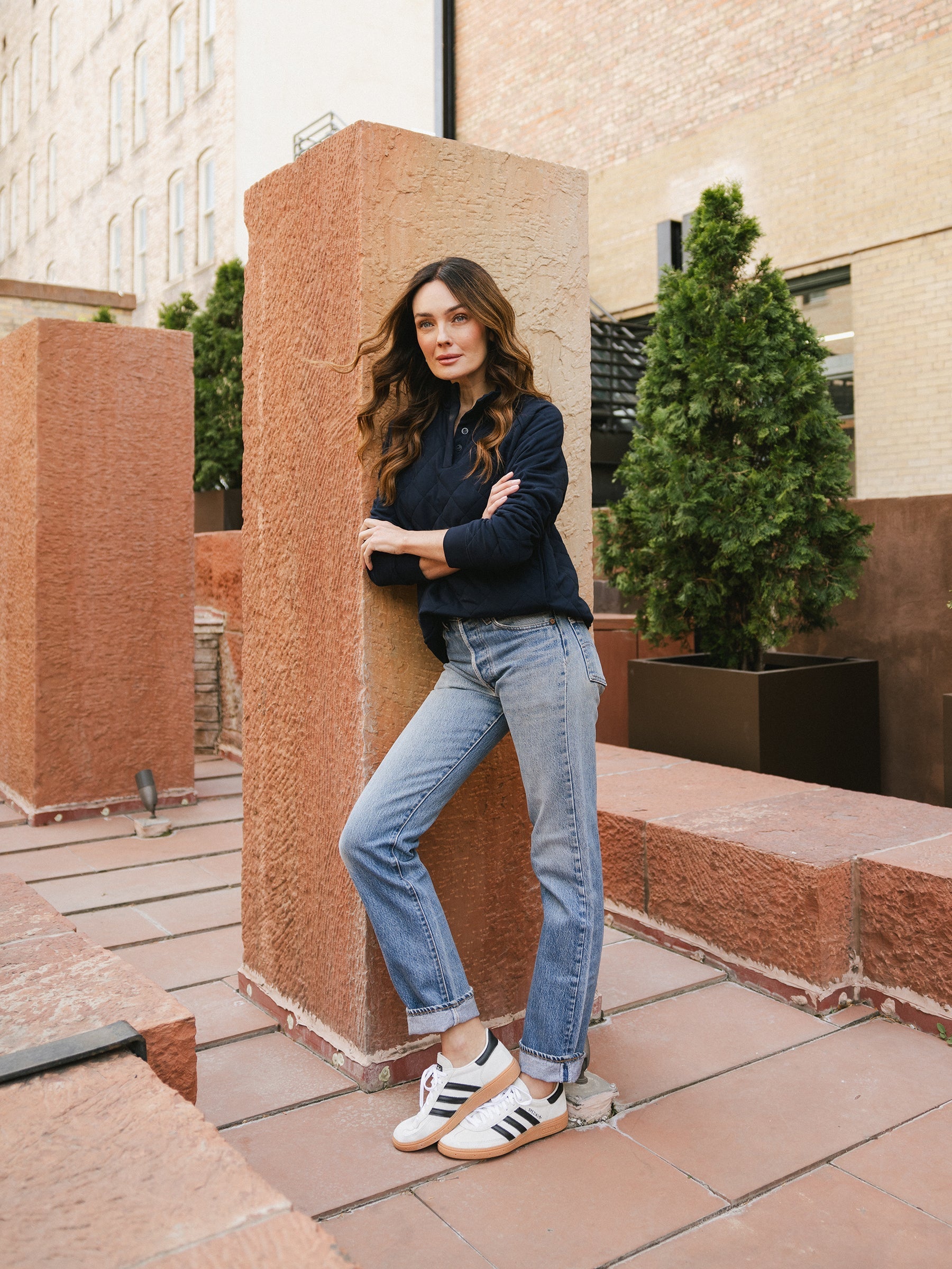 Pull Matelassé Femme en Bambou Brossé Ultra-Doux avec Boutons-Pression Élégants