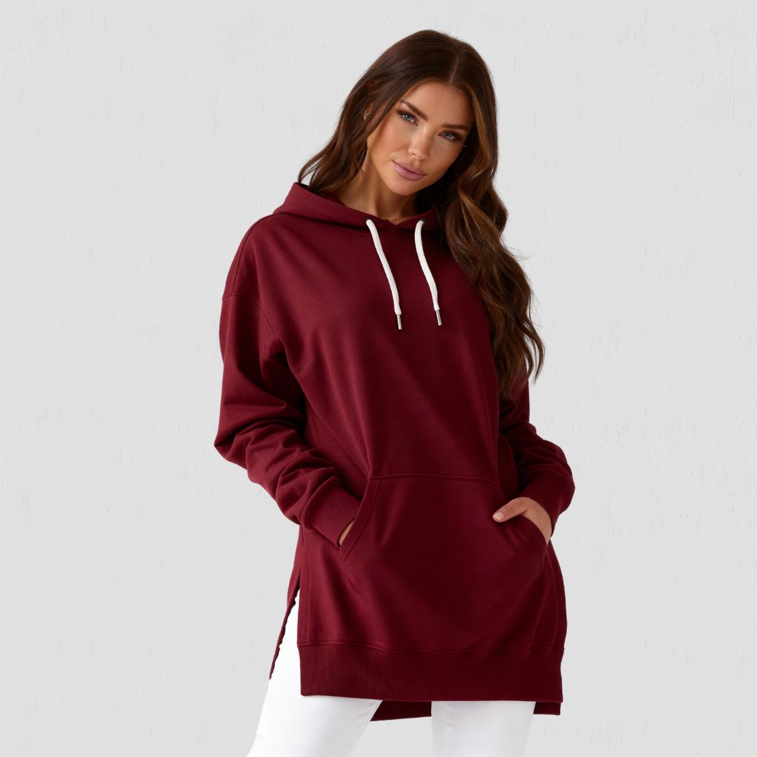 Robe Sweat à Capuche Oversize theWarmy - Confort Ultime, Style Décontracté Femme