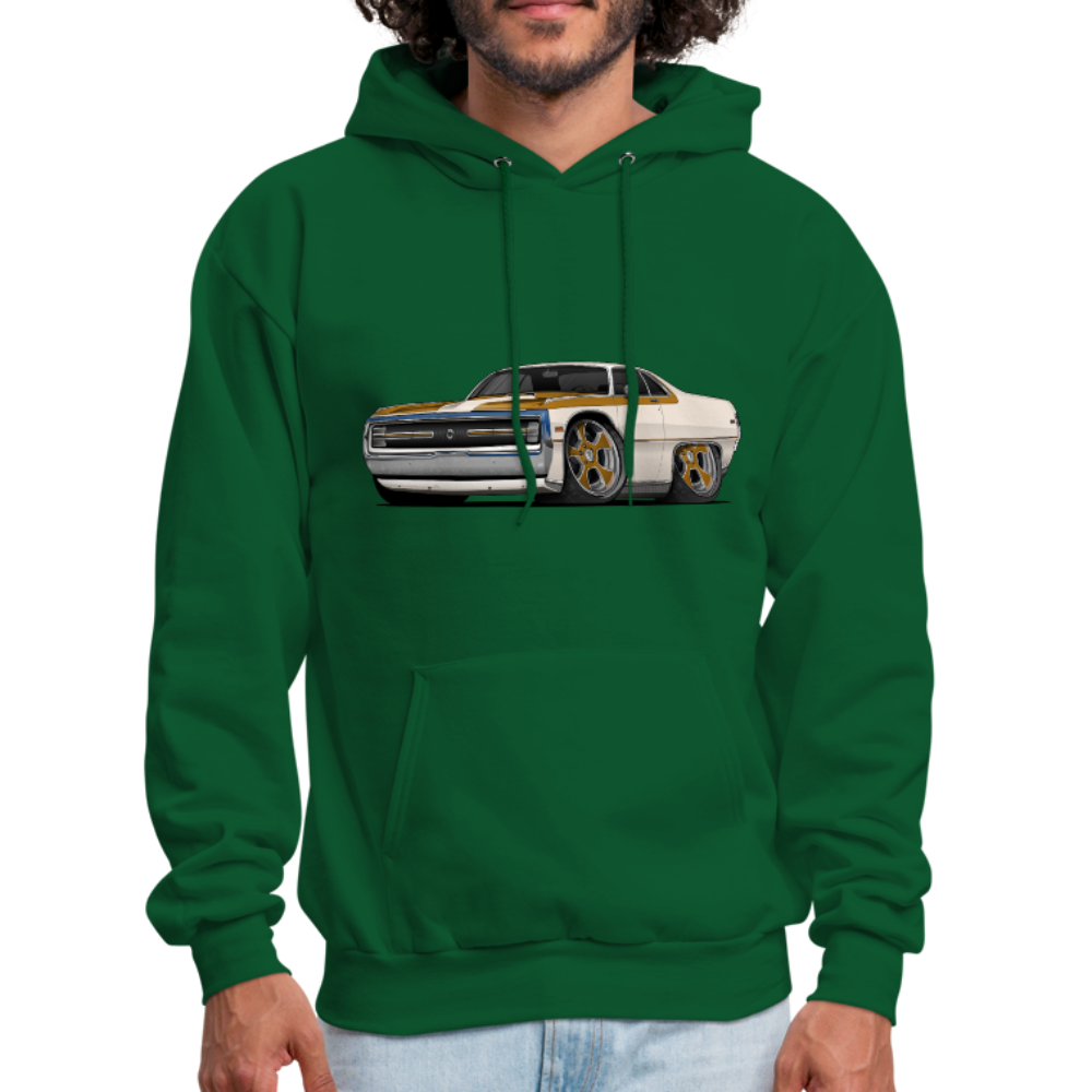 Sweat à Capuche Homme Art Voiture Chrysler 300 Hurst 1970 Design Iconique Vintage