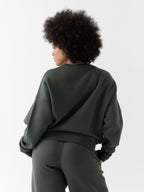 Sweat-shirt Col Rond Cityscape Femme Cozy Earth Polaire Écologique Ultra-Doux