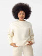 Sweat-shirt Col Rond Cityscape Femme Cozy Earth Polaire Écologique Ultra-Doux