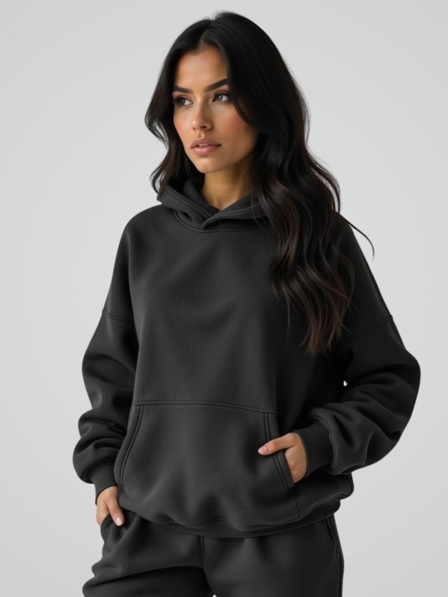 Sweat à Capuche Oversize Unisexe Doux et Confortable pour Style Décontracté Moderne Hover Image