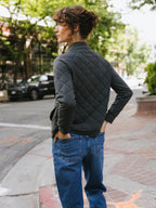 Pull Matelassé Femme en Bambou Brossé Ultra-Doux avec Boutons-Pression Élégants