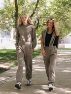 Sweat à Capuche Court Femme CityScape Cozy Earth : Doux, Chic, Confort Quotidien, Style Décontracté