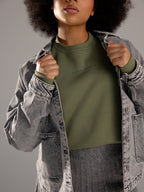 Sweat-shirt Col Rond Cityscape Femme Cozy Earth Polaire Écologique Ultra-Doux