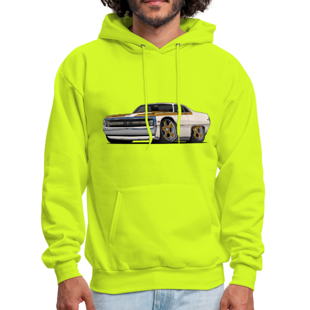 Sweat à Capuche Homme Art Voiture Chrysler 300 Hurst 1970 Design Iconique Vintage