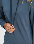 Sweat à Capuche Femme Bambou Brossé Ultra-Doux Cozy Earth, Confort Suprême