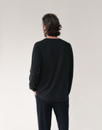 Pull-over Raglan Moderne Modal Homme Confort Ultime Respirant Doux