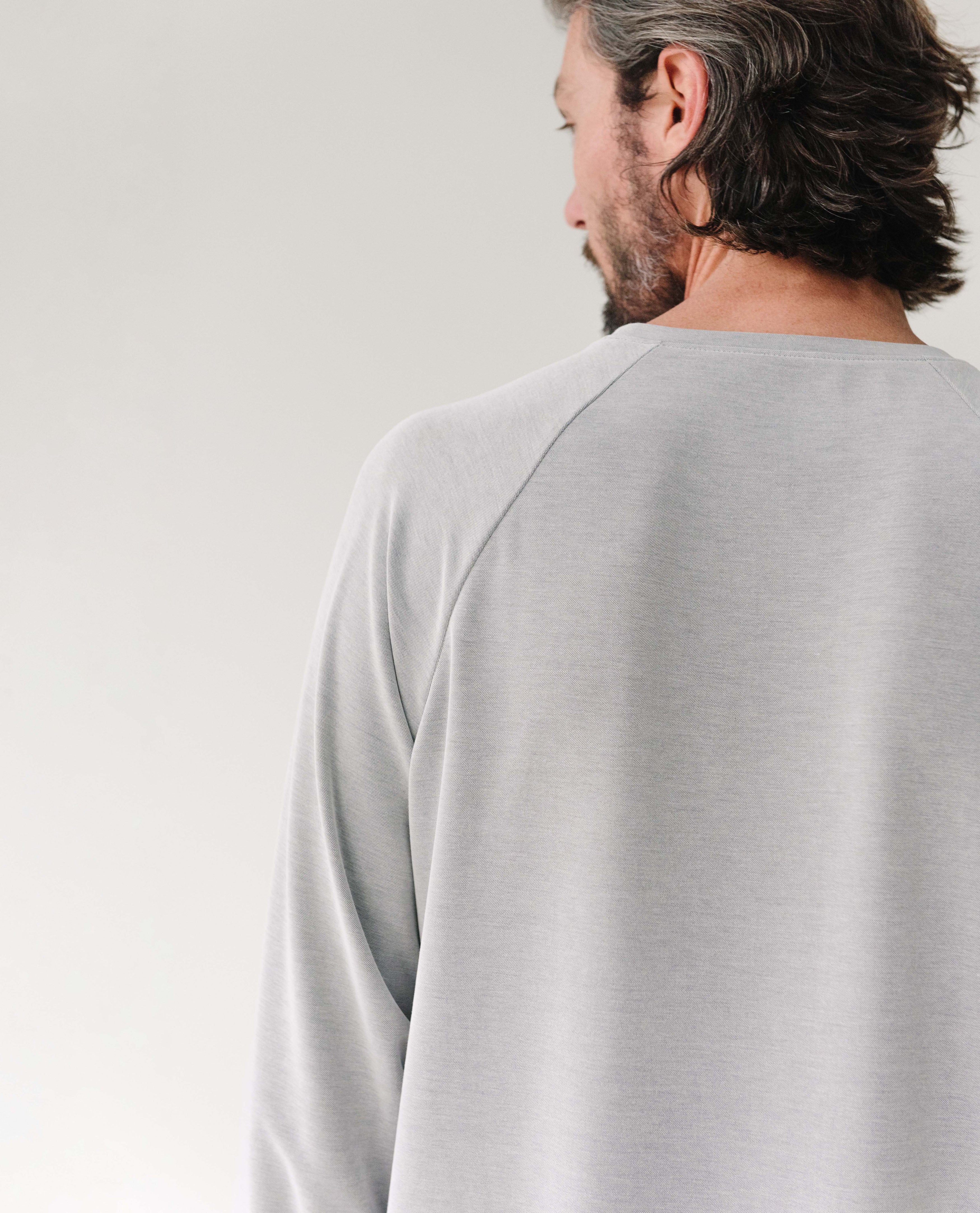 Pull-over Raglan Moderne Modal Homme Confort Ultime Respirant Doux