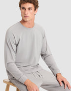 Pull Homme Confort Ultime Bambou Brossé Respirant Col Rond Toute Saison