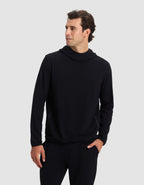 Sweat à Capuche Homme Bambou Brossé Doux Confortable Récupération Sportive