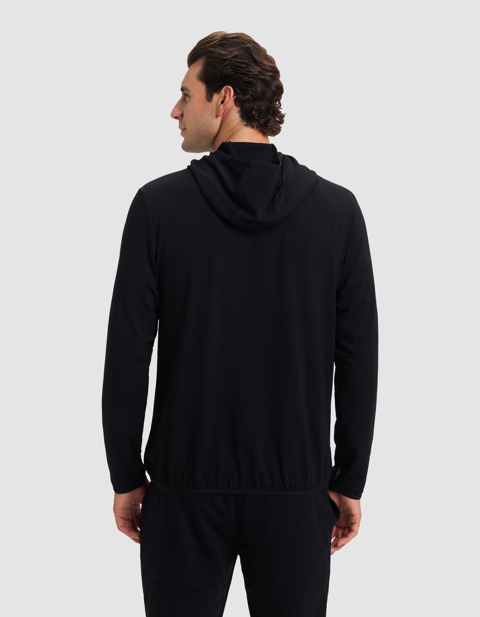 Sweat à Capuche Homme Bambou Brossé Doux Confortable Récupération Sportive