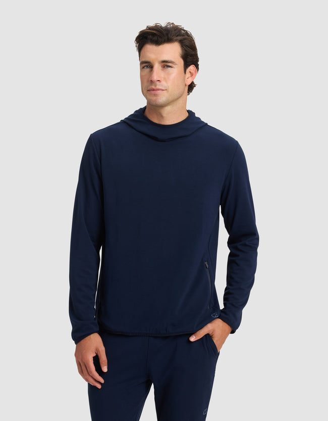 Sweat à Capuche Homme Bambou Brossé Doux Confortable Récupération Sportive Hover Image