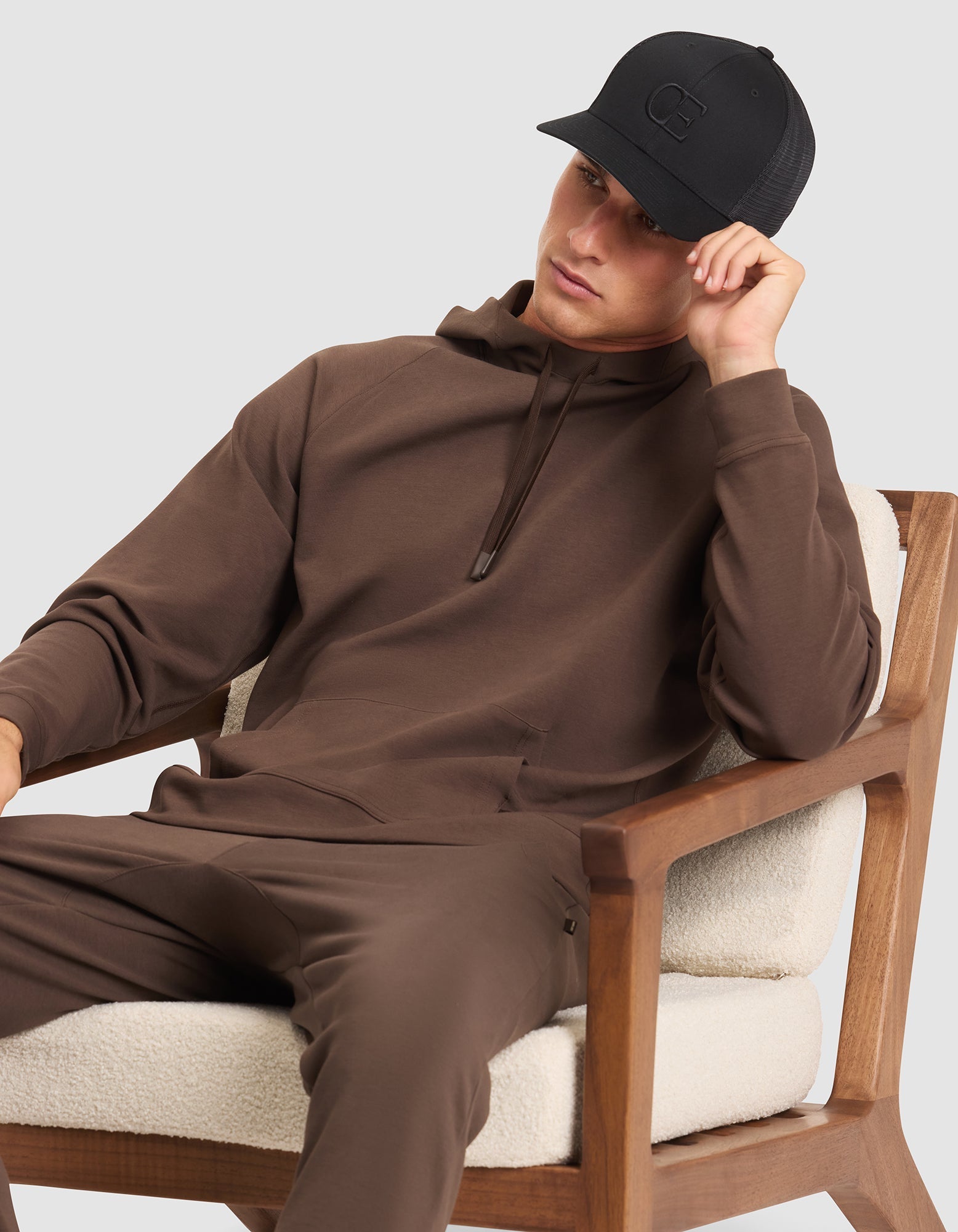 Haut à Capuche Homme StretchTech Confort Ultime Quotidien Voyage Tissu Doux