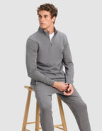 Pull Zippé Homme StretchTech Cozy Earth – Doux, Respirant et Extensible Ultime