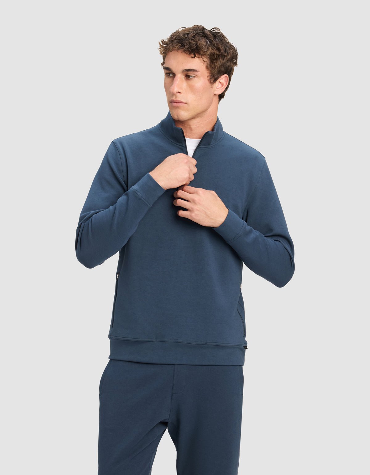 Pull Zippé Homme StretchTech Cozy Earth – Doux, Respirant et Extensible Ultime