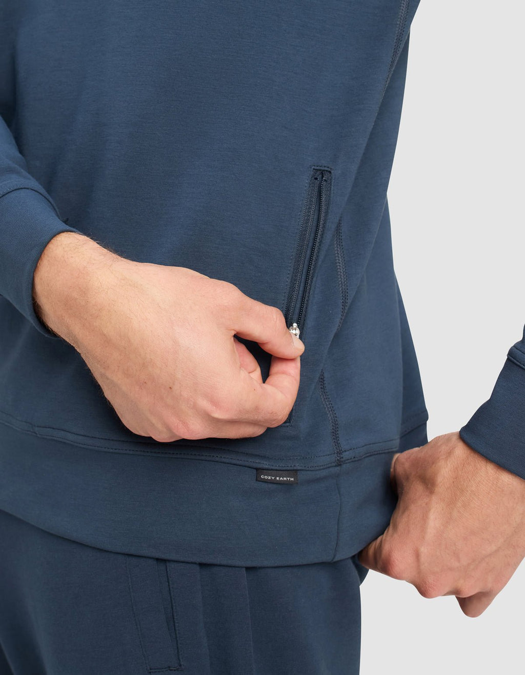 Pull Zippé Homme StretchTech Cozy Earth – Doux, Respirant et Extensible Ultime
