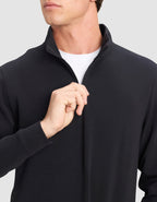 Pull Zippé Homme StretchTech Cozy Earth – Doux, Respirant et Extensible Ultime