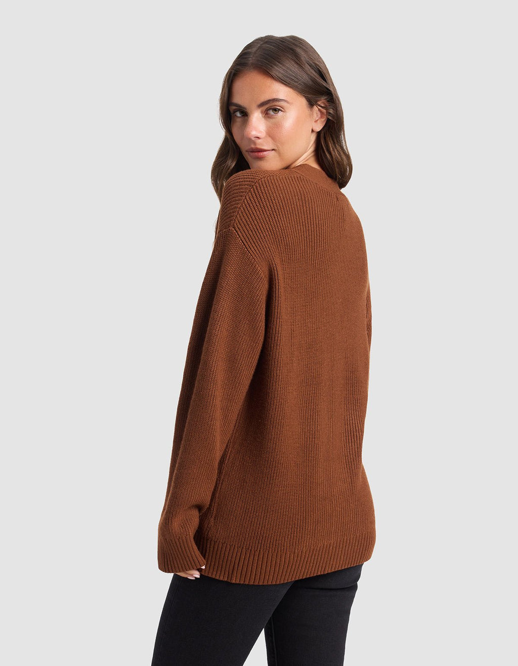 Cardigan Classique Oversize Femme Confortable & Élégant en Bambou Doux Cozy Earth