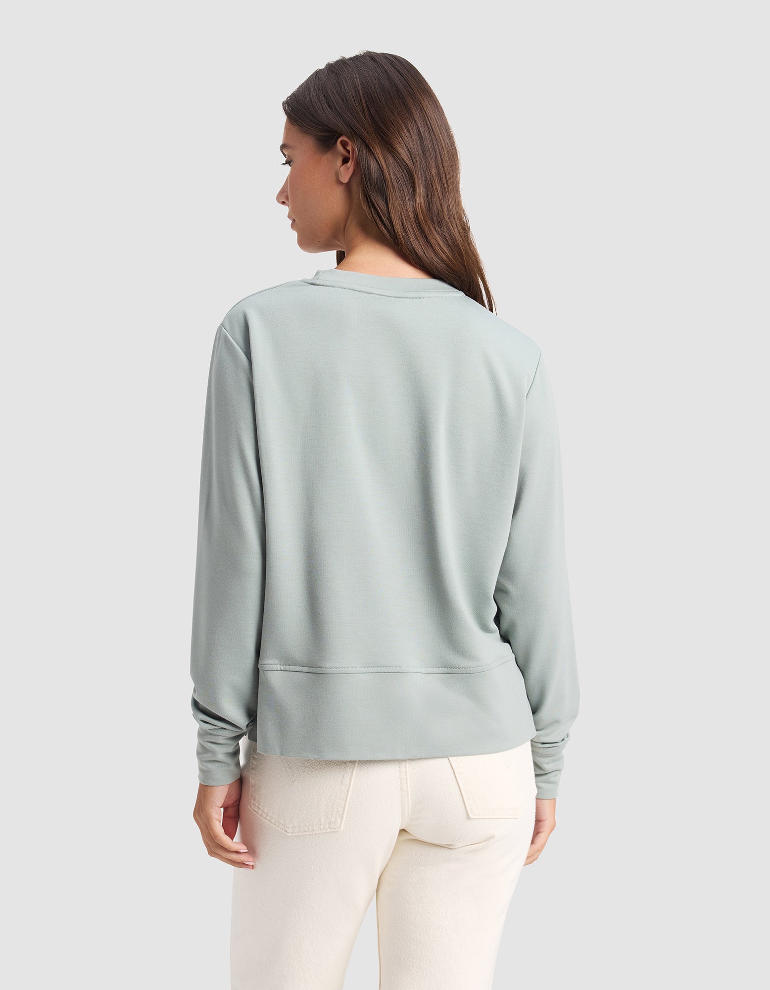 Pull Col Rond StudioLite Femme Léger Confortable Polyvalent pour Style Décontracté Cozy Earth