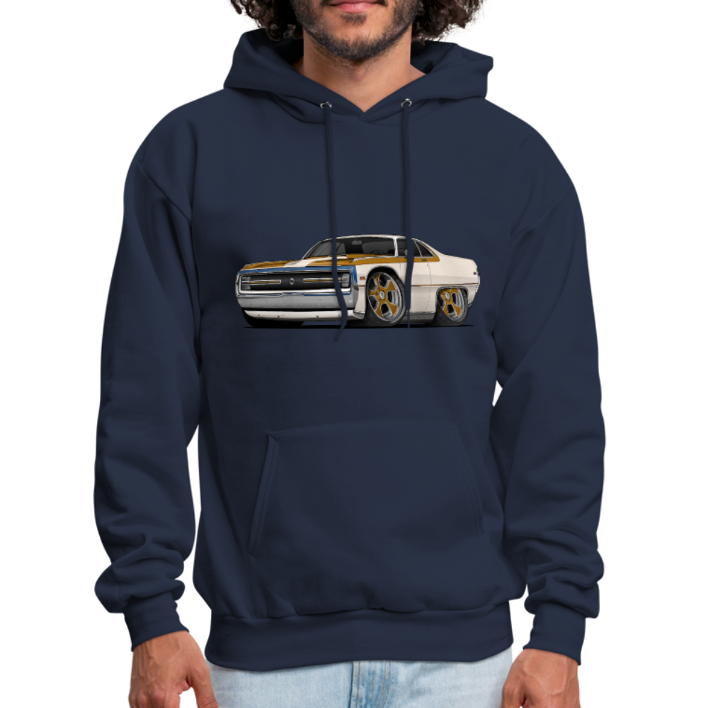 Sweat à Capuche Homme Art Voiture Chrysler 300 Hurst 1970 Design Iconique Vintage