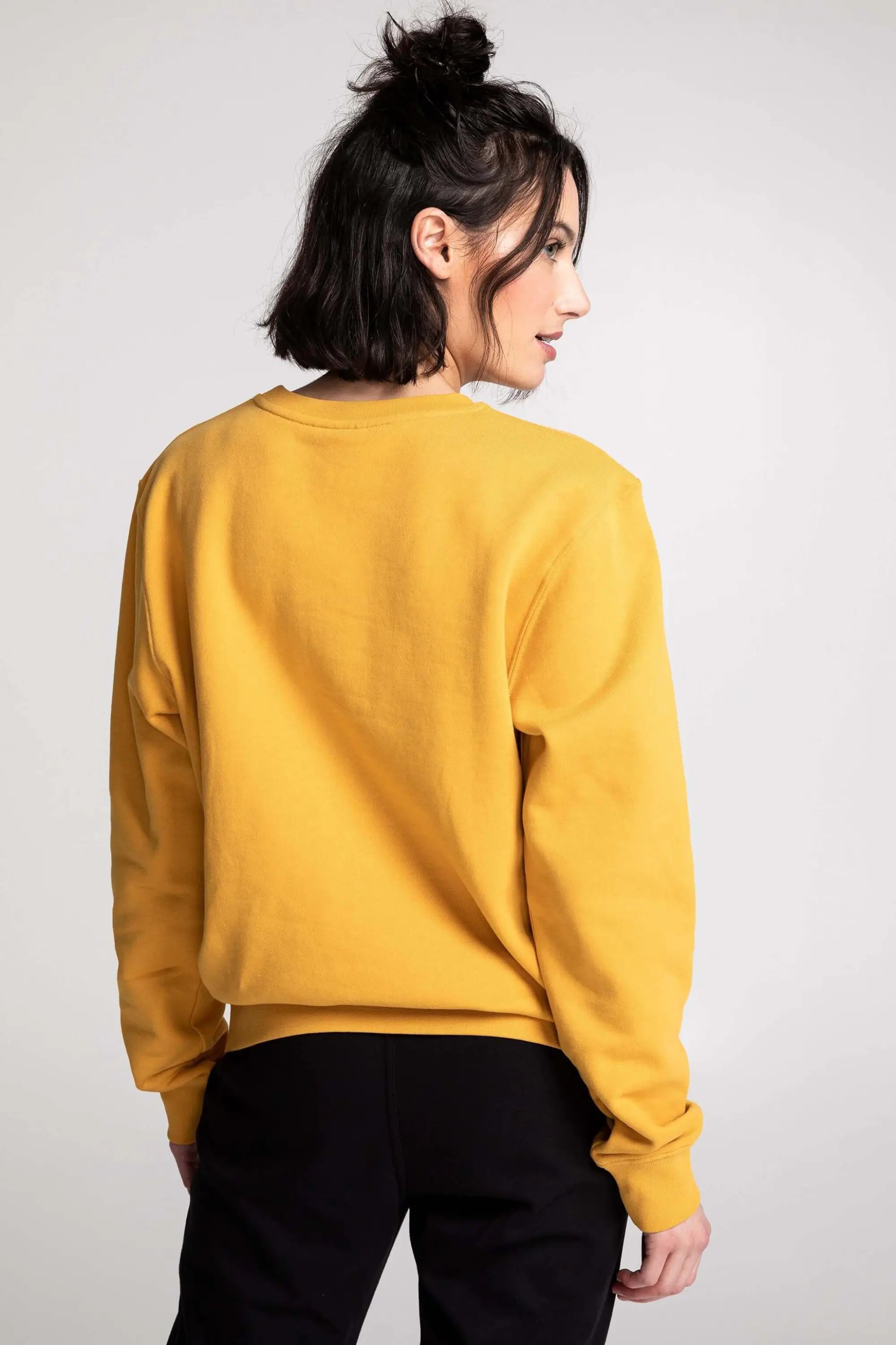 Chandail Unisexe Coton Ouaté Doux Col Rond Uni Confort Optimal Style Intemporel Sans Logo