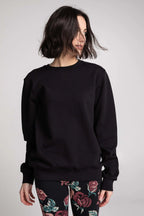 Chandail Unisexe Coton Ouaté Doux Col Rond Uni Confort Optimal Style Intemporel Sans Logo